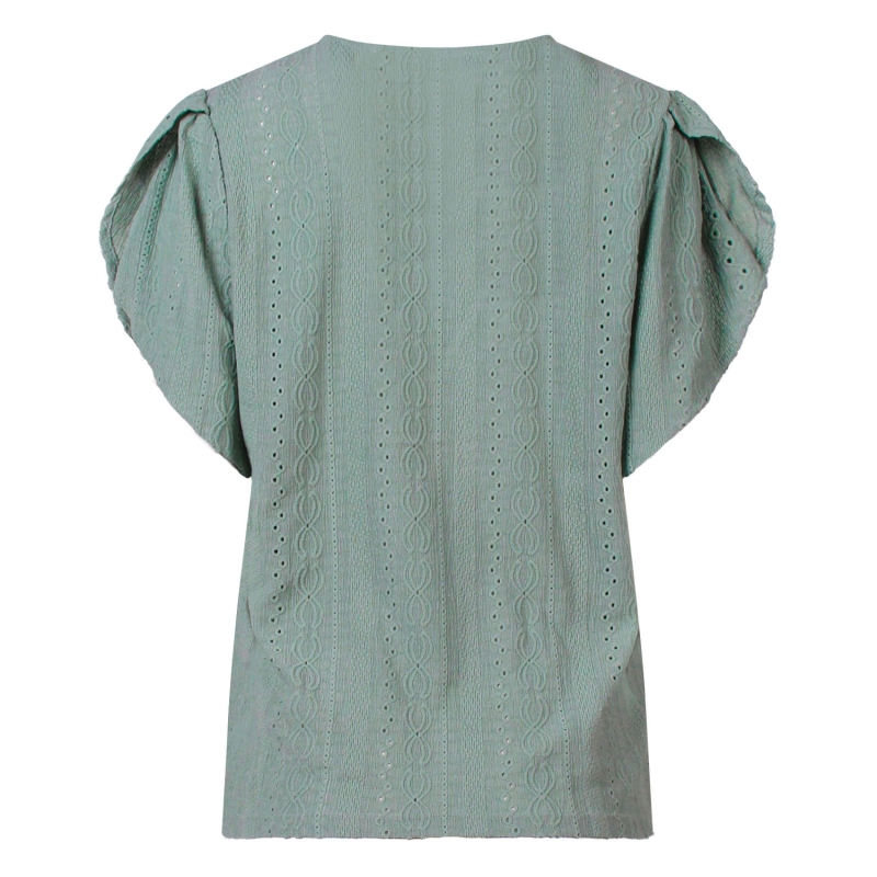 So Soire Tara Z10659 t-shirts korte mouw Groen licht