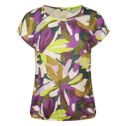 City Life 211571A W20009 dames T-shirt km Aubergine