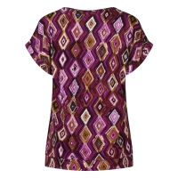 City Life 213874 W20020 t-shirts korte mouw Aubergine