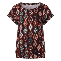 City Life 213874 W20020 t-shirts korte mouw Bruin