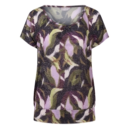 City Life 213875 W20010 dames T-shirt km Aubergine