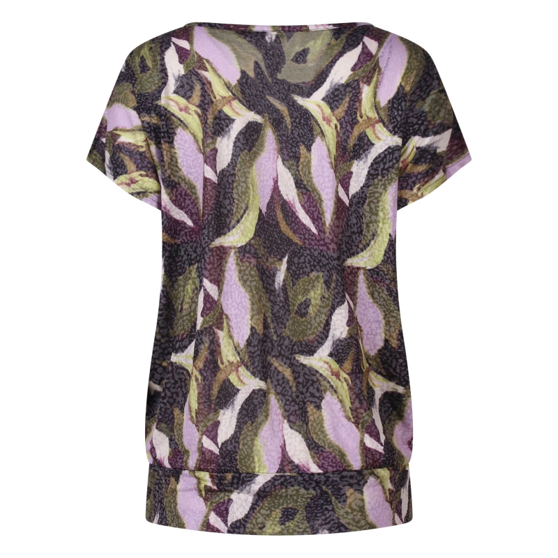 City Life 213875 W20010 t-shirts korte mouw Aubergine
