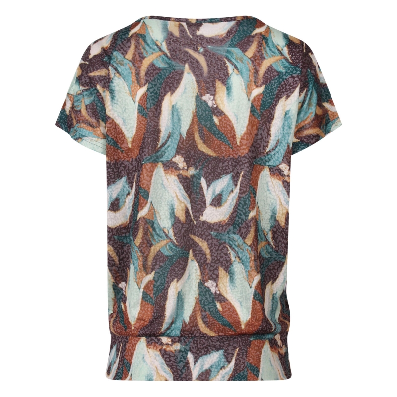 City Life 213875 W20010 t-shirts korte mouw Bruin