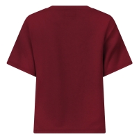 lizzi lou 214287 W20029 t-shirts korte mouw Wijnrood