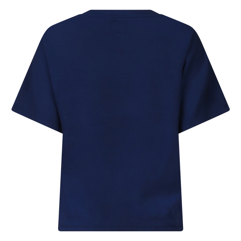lizzi lou 214287 W20029 t-shirts korte mouw Marine