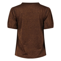 City Life 214289 W20030 t-shirts korte mouw Bruin donker