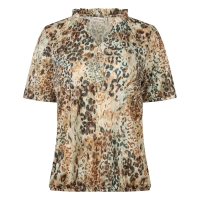 City Life 214290 W20011 t-shirts korte mouw Bruin