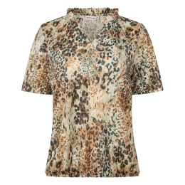 City Life 214290 W20011 dames T-shirt km Bruin