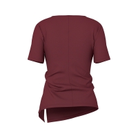 hypedrop HDMADISON DRAPED SS TEE t-shirts korte mouw Red