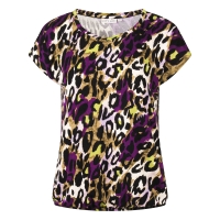 City Life 211571A-01* W20016 t-shirts korte mouw aubergine
