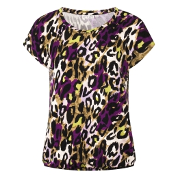 City Life 211571A-01* W20016 dames T-shirt km aubergine