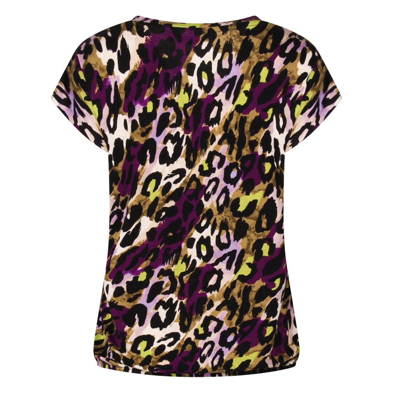 City Life 211571A-01* W20016 t-shirts korte mouw aubergine