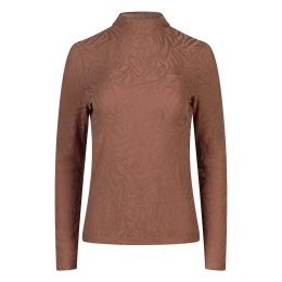 lizzi lou 213887 W10398 dames T-shirt lm Taupe