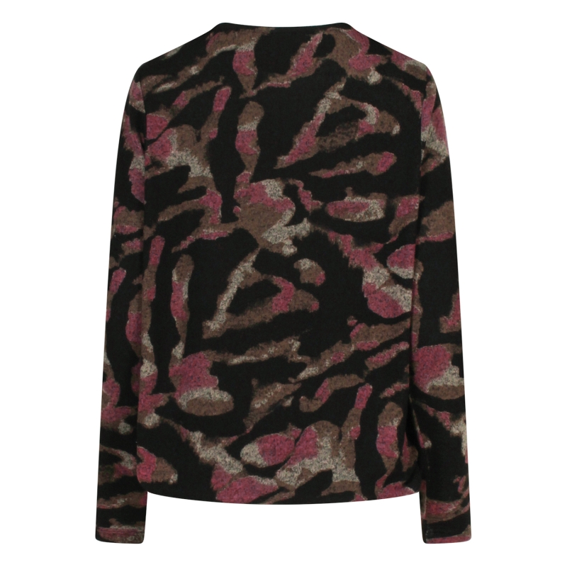 So Soire Lina W10469 t-shirts lange mouw Mocca