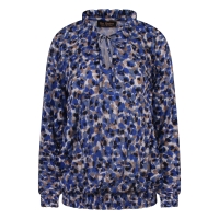 So Soire Olivia W10463 t-shirts lange mouw Kobalt