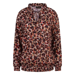 So Soire Olivia W10463 dames T-shirt lm Wijnrood