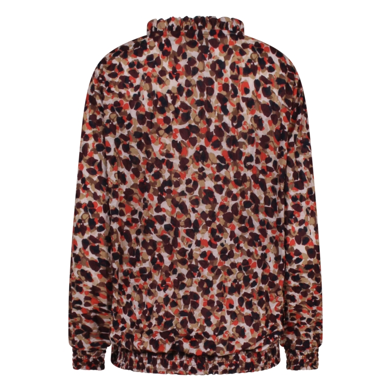 So Soire Olivia W10463 t-shirts lange mouw Wijnrood