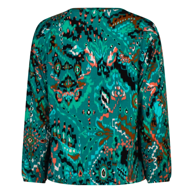 City Life 213600 W10508 t-shirts lange mouw Groen