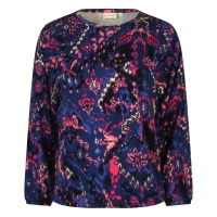 City Life 213600 W10508 t-shirts lange mouw Kobalt