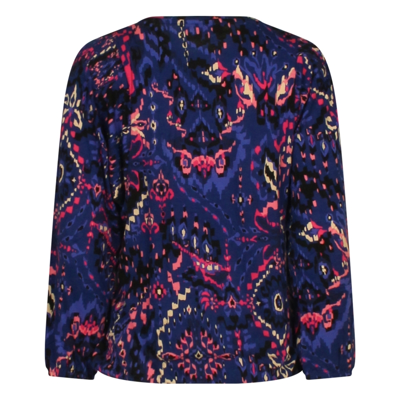 City Life 213600 W10508 t-shirts lange mouw Kobalt