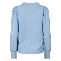 City Life LT-66779 Z10425 t-shirts lange mouw Blauw licht