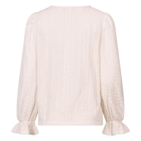 City Life 103430 Z10637 t-shirts lange mouw Ecru