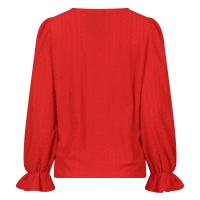 City Life 103430 Z10637 t-shirts lange mouw Rood