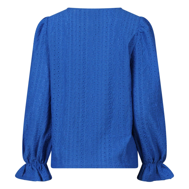 City Life 103430 Z10637 t-shirts lange mouw Kobalt