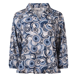 So Soire Carla Z10650 dames T-shirt lm Indigo