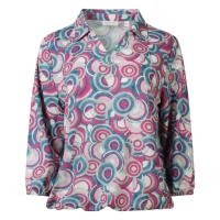 So Soire Carla Z10650 t-shirts lange mouw Groen licht