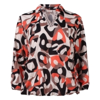 So Soire Esther Z10651 t-shirts lange mouw Oranje