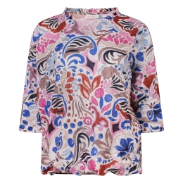 So Soire Connie Z10656 dames T-shirt lm Kobalt