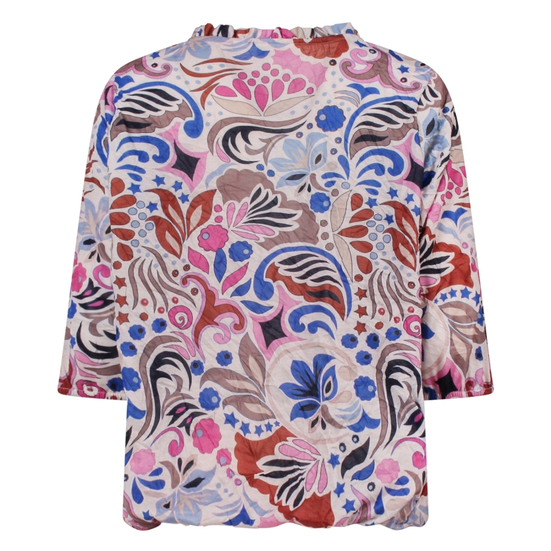 So Soire Connie Z10656 t-shirts lange mouw Kobalt