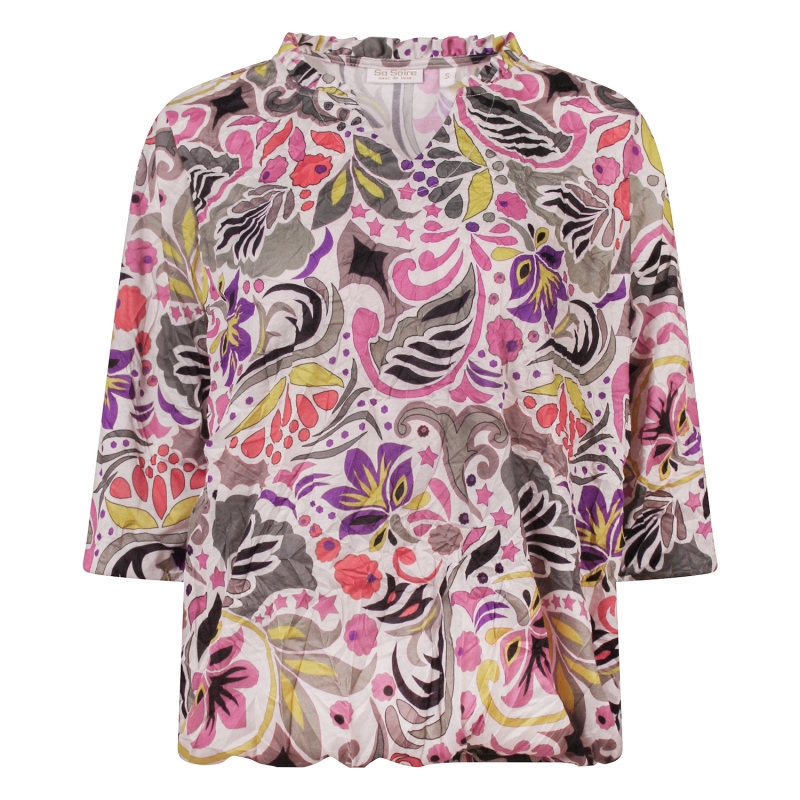 So Soire Connie Z10656 t-shirts lange mouw Paars