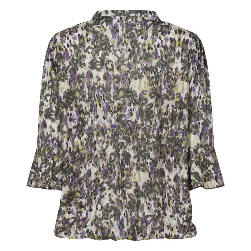 So Soire Wendoline Z10658 t-shirts lange mouw Army