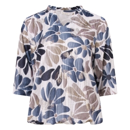 So Soire Yvonne Z10653 dames T-shirt lm Indigo