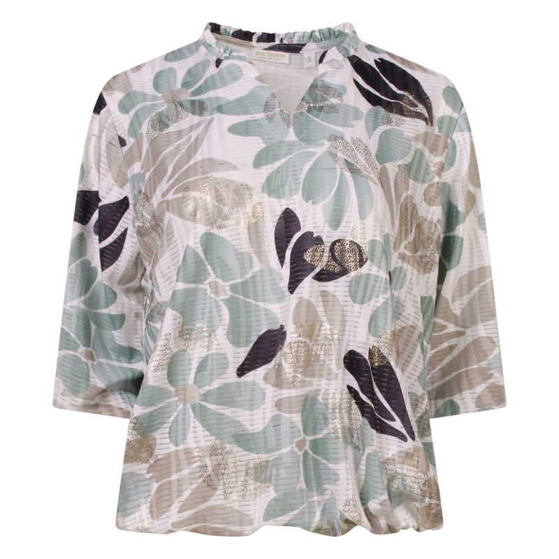 So Soire Yvonne Z10653 t-shirts lange mouw Groen licht