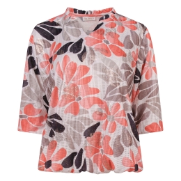 So Soire Yvonne Z10653 dames T-shirt lm Taupe