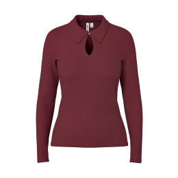 hypedrop HDNAOMI LS POLO dames T-shirt lm Red