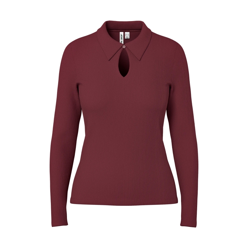 hypedrop HDNAOMI LS POLO t-shirts lange mouw Red