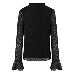 lizzi lou Bilou lds W20204 dames T-shirt lm Zwart
