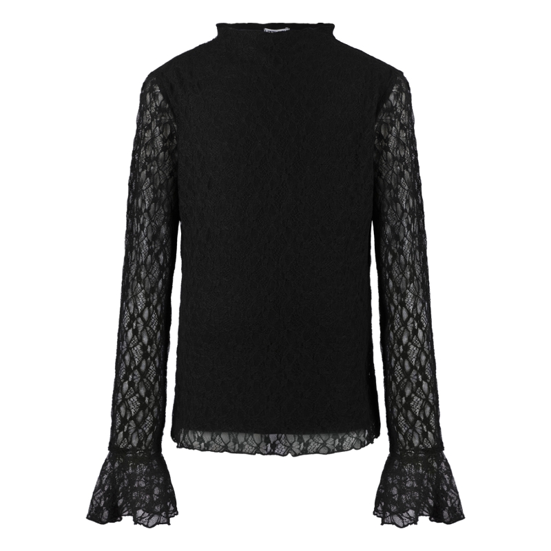 lizzi lou Bilou lds W20204 t-shirts lange mouw Zwart