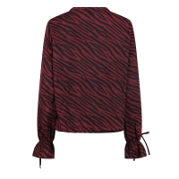 City Life Dana W20453 t-shirts lange mouw Wijnrood