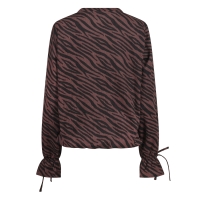 City Life Dana W20453 t-shirts lange mouw Bruin