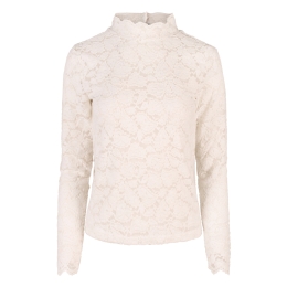Lizzi Lou Mira W20455 dames T-shirts lange mouwen Ecru