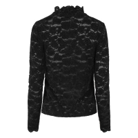 Lizzi Lou Mira W20455 t-shirts lange mouw Zwart