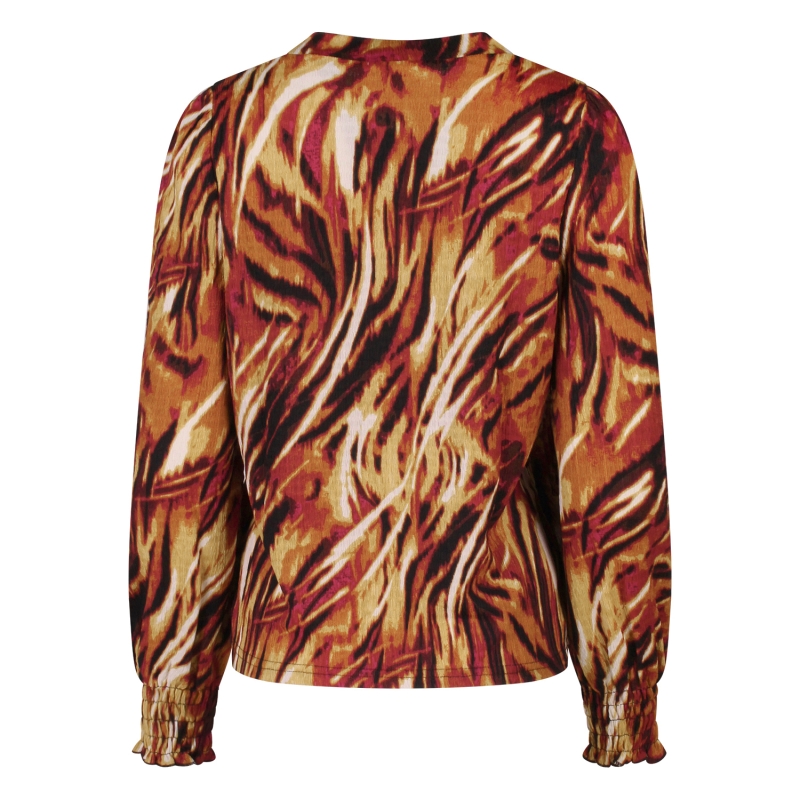 City Life 213019 W20440 t-shirts lange mouw Bruin