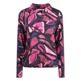 City Life 214430 W20444 dames T-shirt lm Bordeaux