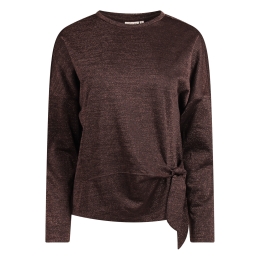 City Life CX91008 W20463 dames T-shirt lm Bruin donker
