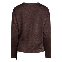 City Life CX91008 W20463 t-shirts lange mouw Bruin donker